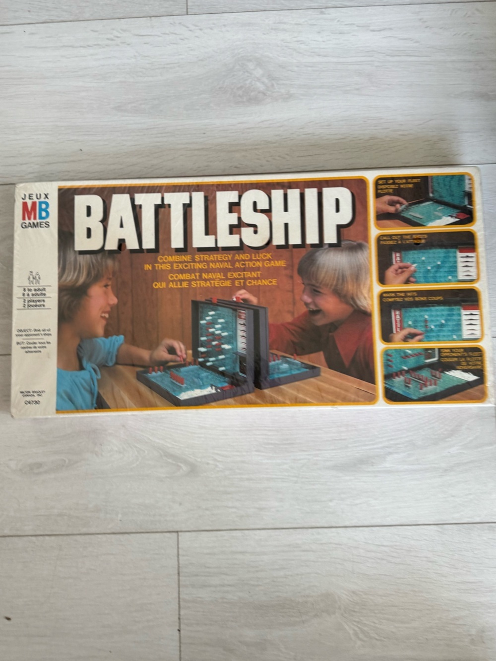 Vintage Battleship Game in Original Box and Packaging Sealed